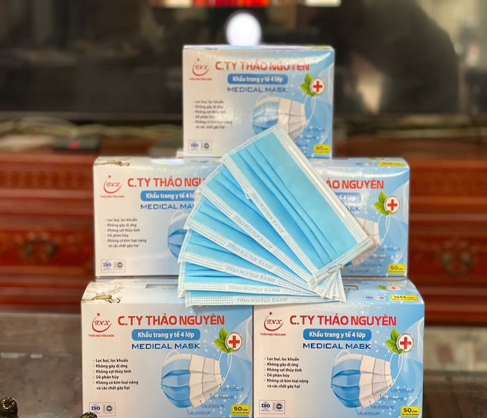 Khẩu trang y tế 4 lớp